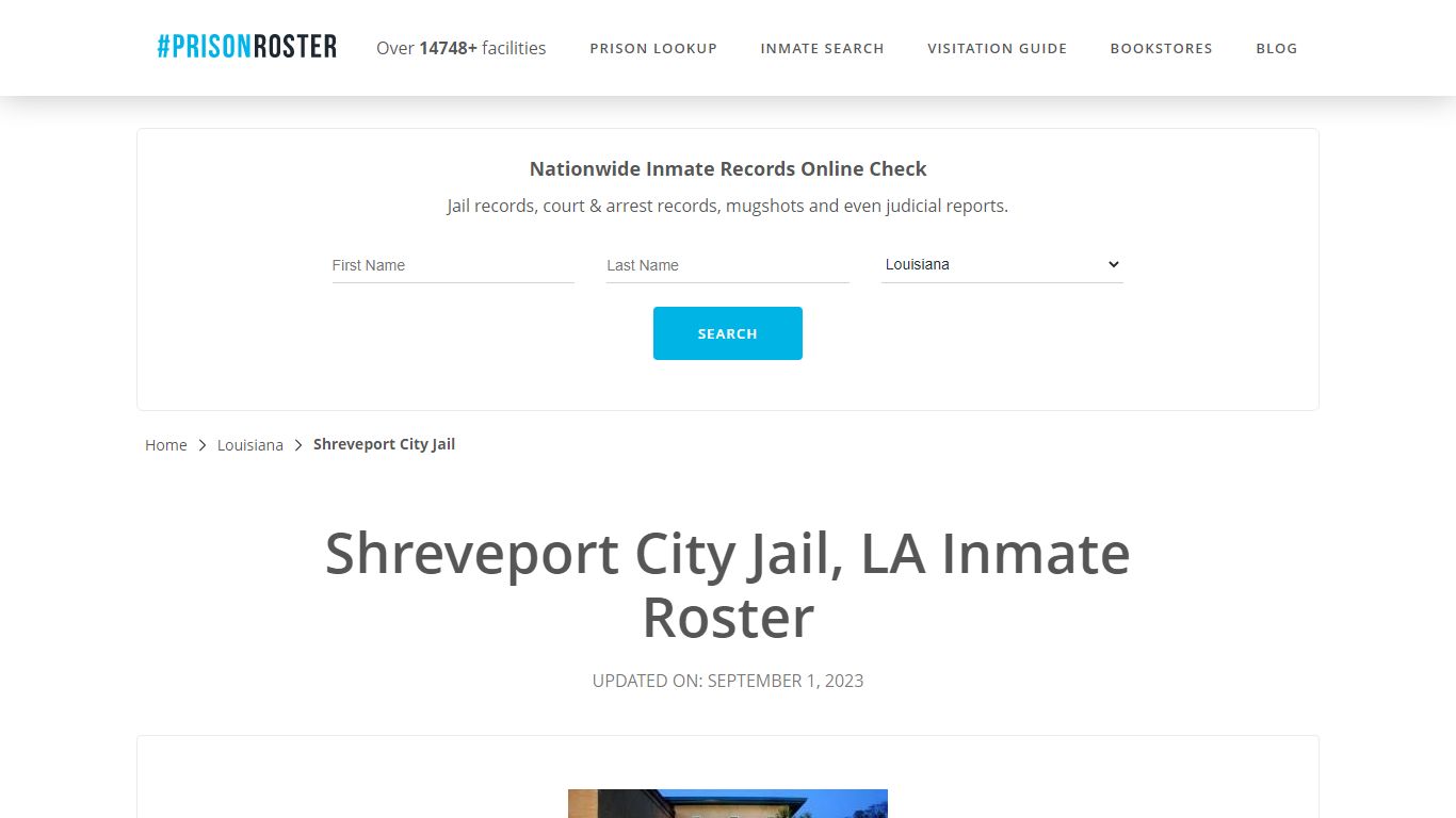Shreveport City Jail, LA Inmate Roster - Prisonroster